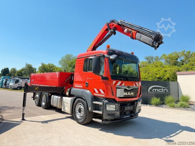 Autolaadkraan MAN TGS 26.420 6x2 Kipper KRAN Greifer lift/lenk AHK