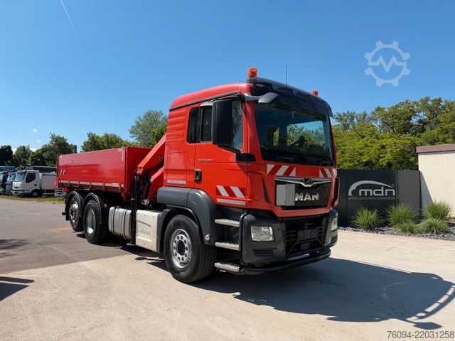 Autolaadkraan MAN TGS 26.420 6x2 Kipper KRAN Greifer lift/lenk AHK