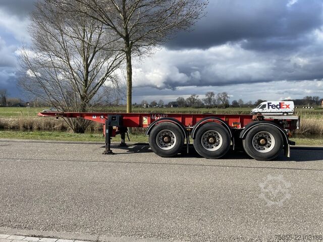 Transport kontenerowy Van Hool Tankcontainerchassis 20 FT / Disc / ADR