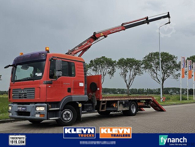 Furgon samochodowy do przewozu aut M.A.N. 12.240 TGL HYDR. RAMP. ATLAS 65