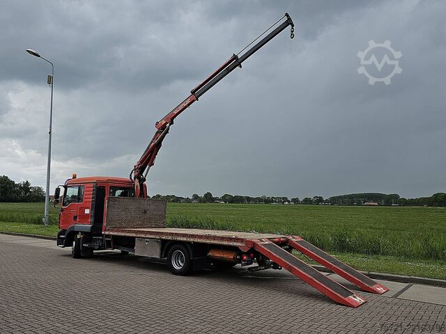 Furgon samochodowy do przewozu aut M.A.N. 12.240 TGL HYDR. RAMP. ATLAS 65