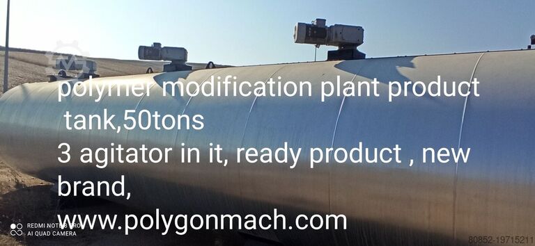 Straßenbaumaschine Polygonmach PBT-50 Bitumen Tank with Stirrer