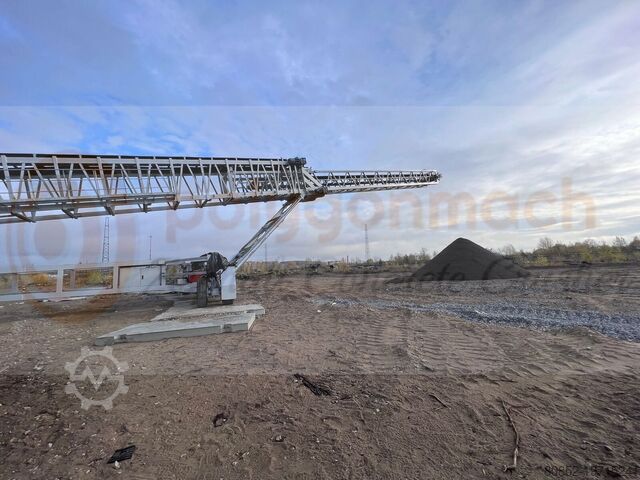 Puinbreker Polygonmach 1400x60000mm Radial Telescopic stacker