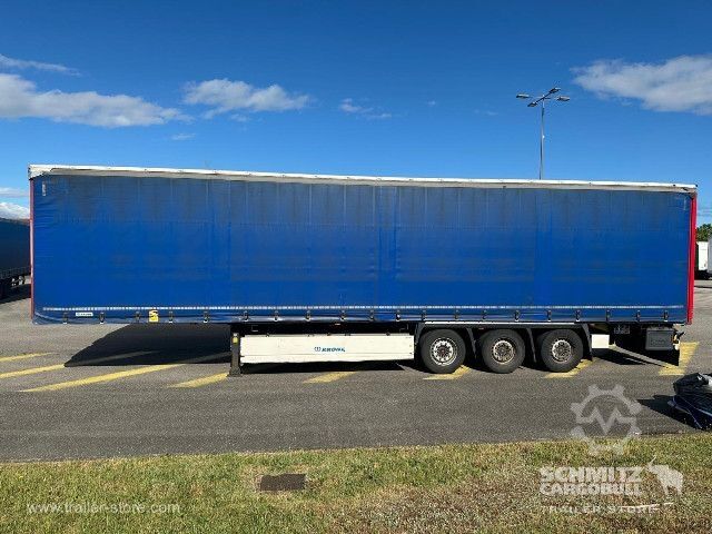 Open oplegger met zeil Krone Semitrailer Curtainsider Mega