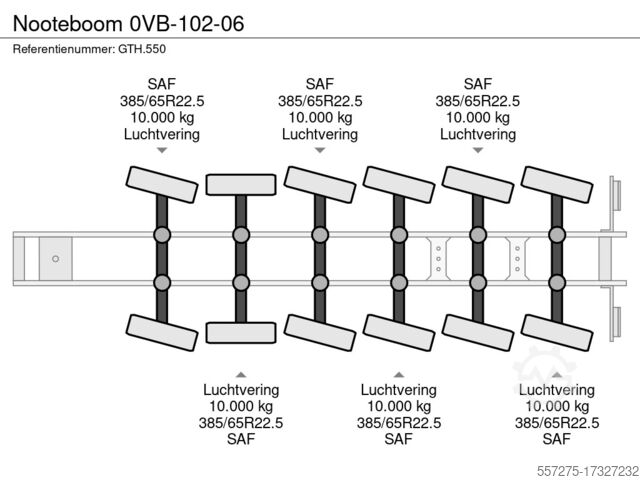 Plattformanhänger Nooteboom 0VB-102-06