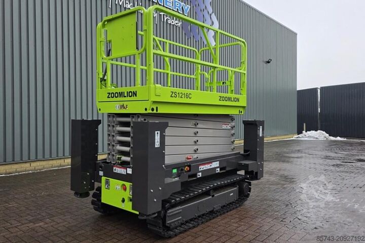 Elevador de tijera Zoomlion ZS1216C NEW / UNUSED, Valid Inspection, *Guarantee