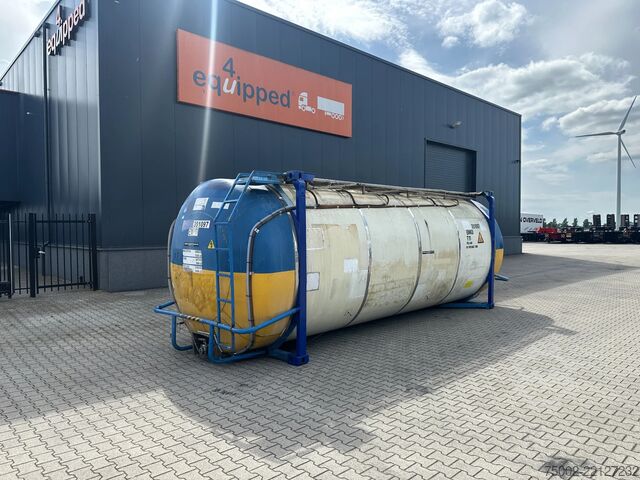 Conteneur-citerne UBH INTERNATIONAL 34.570L / 1-comp. / 4 BAFFLES / 20FT swapbody /...