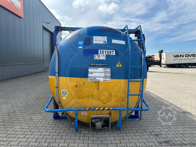 Conteneur-citerne UBH INTERNATIONAL 34.570L / 1-comp. / 4 BAFFLES / 20FT swapbody /...