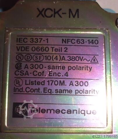 Eindschakelaar Telemecanique XCK-M