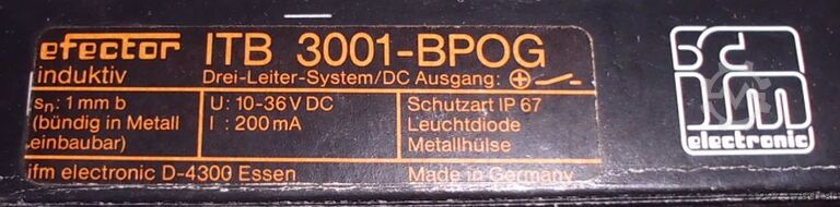 Induktiv givare IFM ITB 3001-BPOG