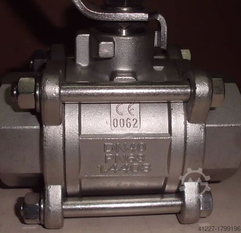 Kugelhahn Innengewinde Edelstahl DN40 R 1 1/2 Zoll