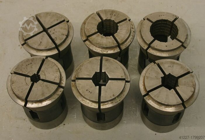 6 τεμάχια σφικτήρες/σφιγκτήρες εργαλειομηχανών unbekannt verschiedene Durchmesser