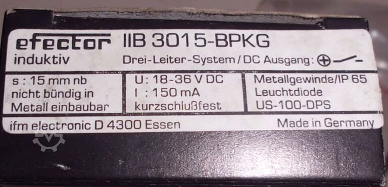 Induktiv givare IFM IIB 3015-BPKG