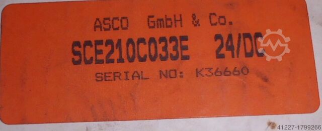 Ηλεκτρομαγνητική βαλβίδα Asco 3/8 Zoll