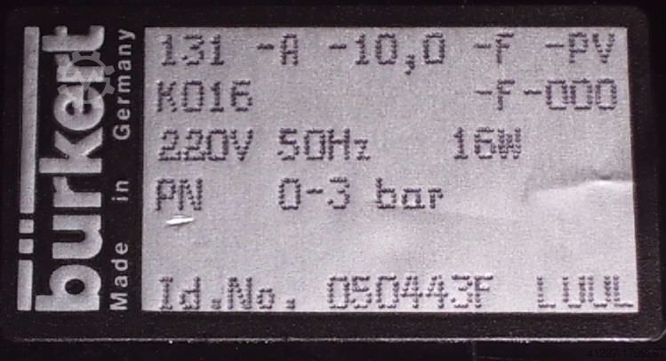 Valvola a solenoide Bürkert KO16