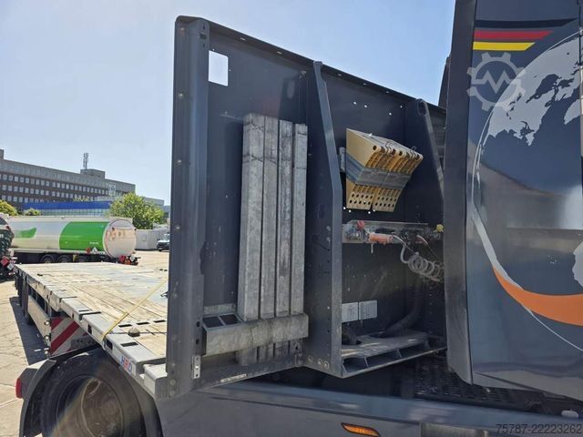 Nízkoložný návěs HRD Telesattel,nur 123.262 Km, r,Steckrungen