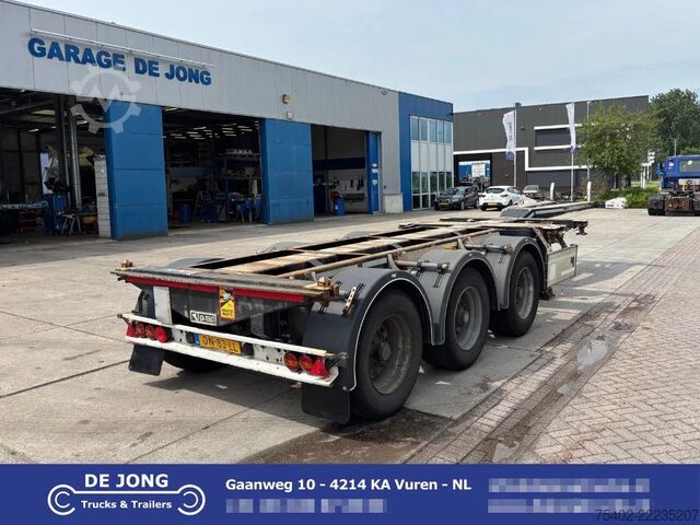 Transporte de contentores D-TEC VCC-01 / 3x Extendable / BPW / 1x Lift Axle