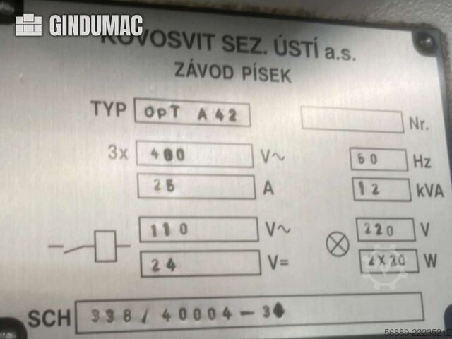 KOVOSVIT MAS OPTIMAT A42 KOVOSVIT MAS Optimat A42