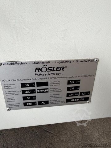 Máquina de acabamento vibratório Rösler R 320 EC