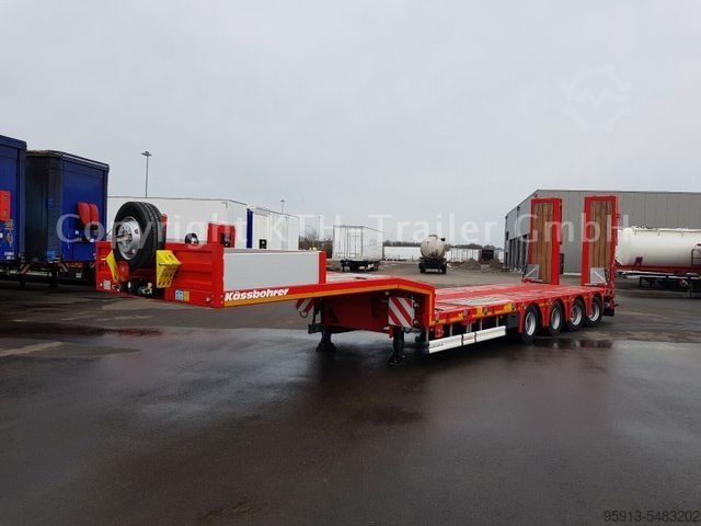 Dieplader oplegger KÄSSBOHRER Tieflader Lowbed SLA 4 Extandable