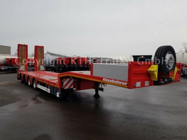 Dieplader oplegger KÄSSBOHRER Tieflader Lowbed SLA 4 Extandable