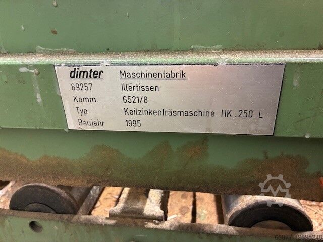 Vingerlaslijn Dimter HK 250 L Keilzinkanlage