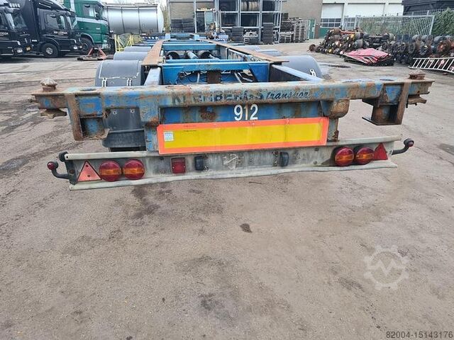 Konténerszállítás Fliegl SDS 390C |  SAF drum | Rear extendible