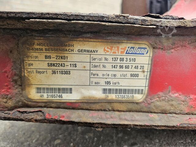 Axă SAF B19-22K01 TRAILER AXLE DISC