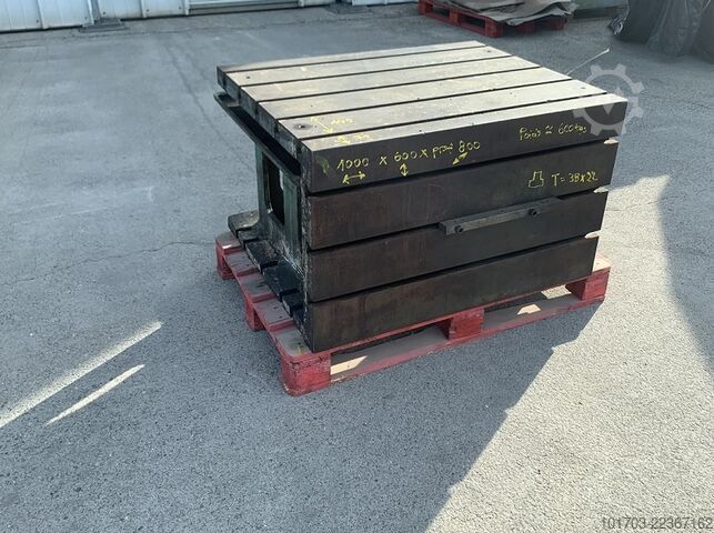 Cub de prindere din fontă Cube de bridage en fonte 1000 x 600 x 800 mm