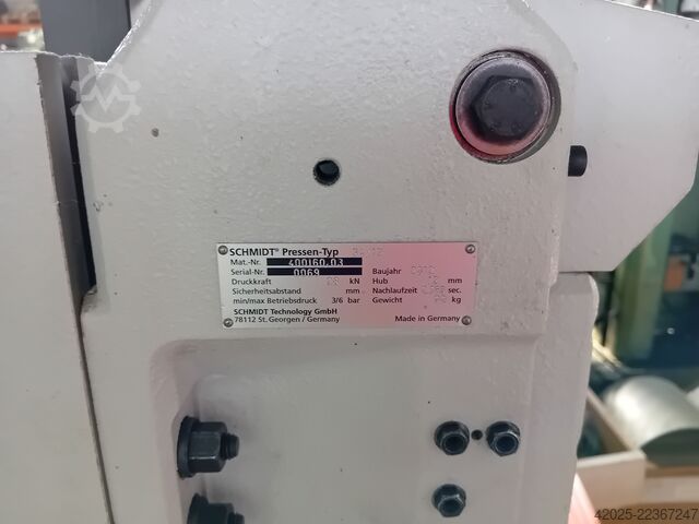 Presă de montaj pneumatică SCHMIDT -- 28 kN