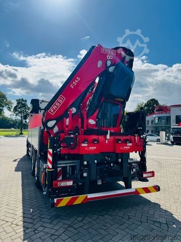 Camion plateau VOLVO FH 540 6x2 Container Fassi F545 Heck