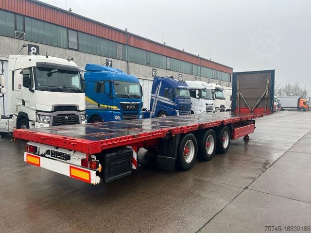 Arbejdsplatform sættevogn KRONE SD * PALETTENKASTEN * 10x RUNGEN * STAHLMATTEN