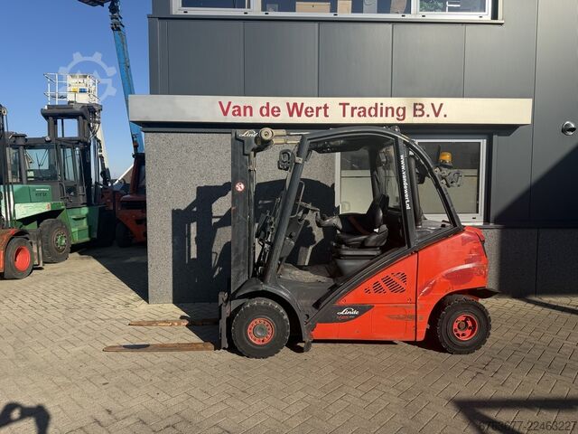 Carrello elevatore LINDE H25D-02 duplo300 FREELIFT/SIDESHIFT 2014, 4200 ore, DIESEL LINDE H25D-02 duplo300 FREELIFT/SIDESHIFT 2014 4200uur DIESEL