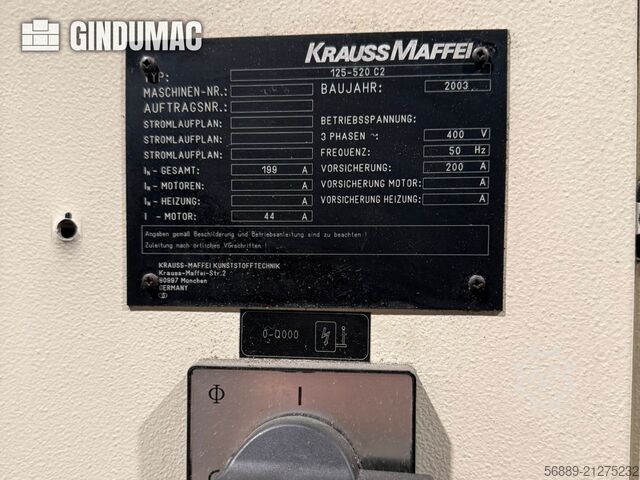 Krauss Maffei KM125-520C2 KraussMaffei KM125-520C2