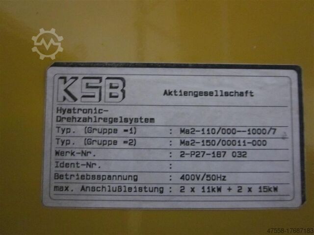 Unidad de control de la bomba KSB AG Hyatronic MA - 89