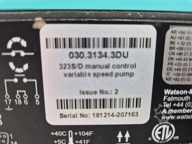 Watson Marlow 323 peristaltische pomp Watson Marlow 323