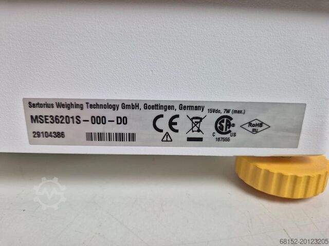 Sartorius MCA36201S-2S00-0 Cubis® II Hoogcapaciteitsweegschaal, 36.200 g x 100 mg Sartorius MCA36201S-2S00-0