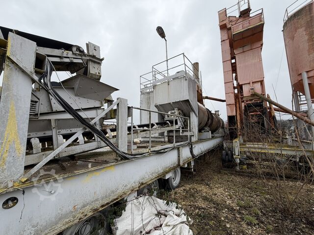 Asfaltblandningsanläggning Ermont RB160 mobile bath mix plant