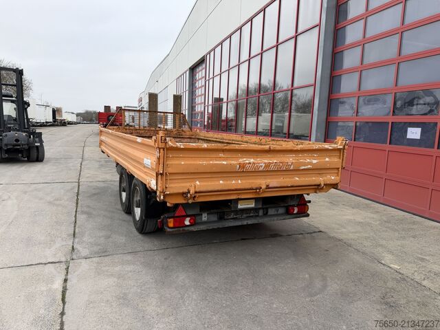 Tipper trailer Müller Mitteltal KA-TA-T  13,5 t Tandemkipper- Tieflader
