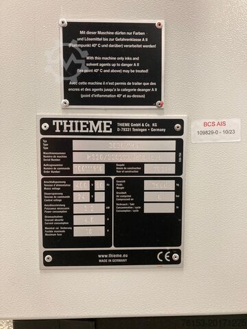 Zeefdrukmachine met droger Thieme Natgraph 3030/20H Vision