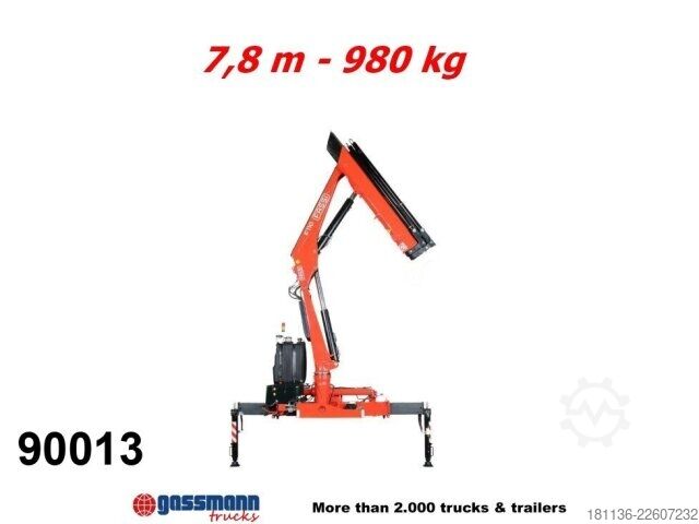 Lastbilsmonterad kran Fassi FASSI Kran  F110 B 2.22, Funk, 7,8 m - 980 kg