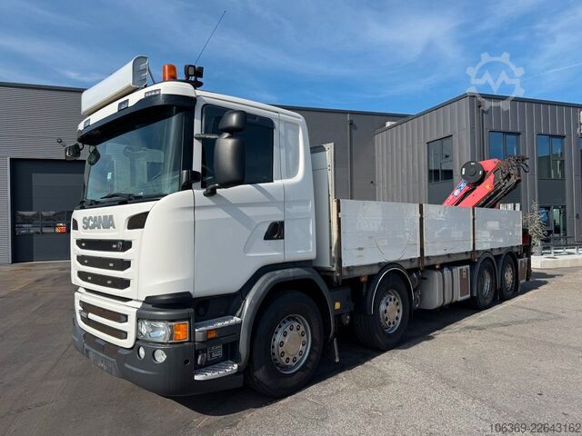 Teherautóra szerelt daru SCANIA G450 8x2*6 Euro 6 / Crane / Kran / HMF 2620 K5