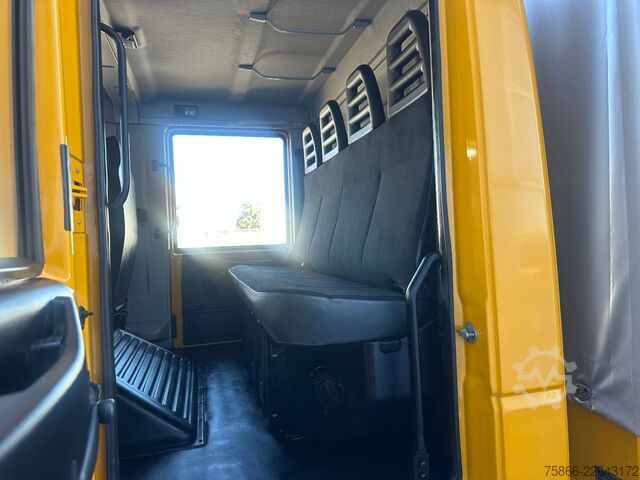 Ponyvával szerelt furgon IVECO 80-21 Eurocargo Doka Pr.&Pl.6 Sitzer Euro6 Klima