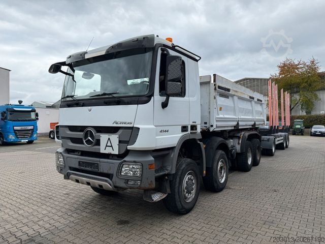 Kipper LKW MERCEDES-BENZ ACTROS 4144 8x6 Euro 5 Kipper mit Bordmatik