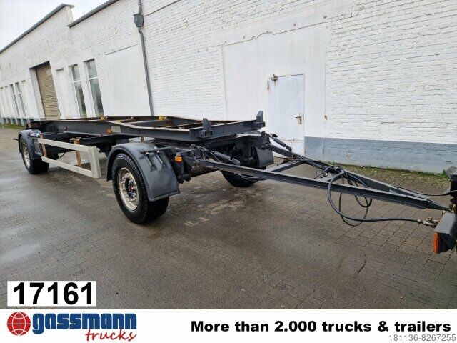 Afzetcontainer-aanhangwagen Schmitz ACF 18 S, Schlittenabroller bis 7 m Beh.