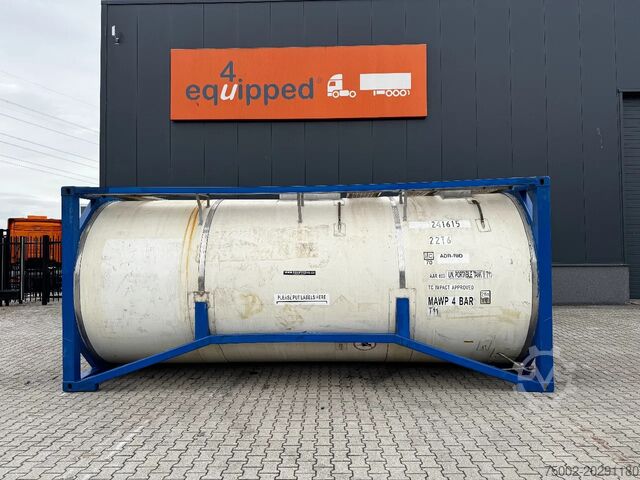 Containerul rezervor Welfit Oddy 24.0500L / 1-COMP, 20FT ISO, UN PORTABLE T11, N...