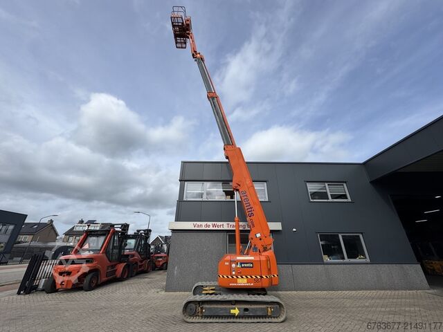 HITACHI HX140B-2 Rups hoogwerker telescoop NONMARKING 2012 KUBOTA DIESEL 15.8M Werkhoogte Keuring 12/26