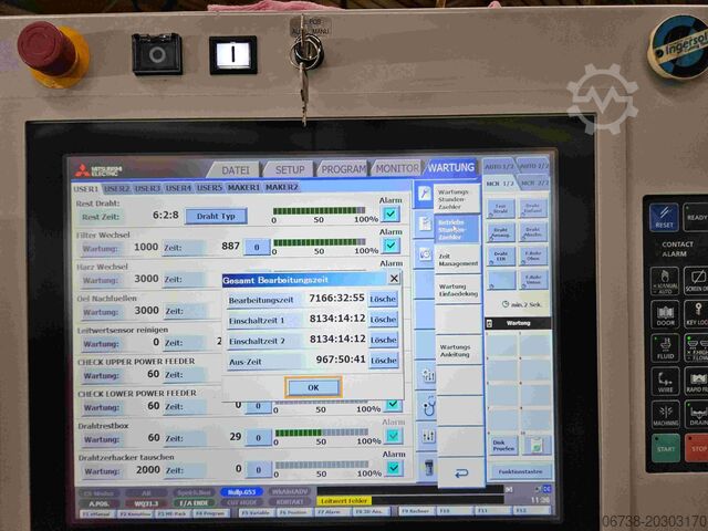 Macchina per l'erosione del filo Mitsubishi eletric Drahterodiermaschine MV 4800