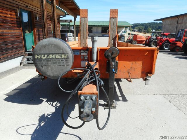 Dieplader aanhanger voor bouwmachines Humer TTH14 ( 14T ) mit hydr. Rampen