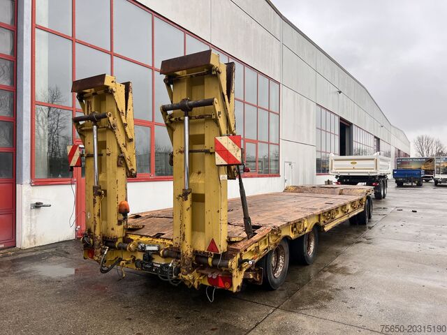 Remolque de plataforma baja Müller Mitteltal T4 PROFI 40,0  4 Achs Tiefladeranhänger